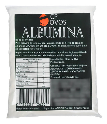 Albumina CP OVOS 80% Proteína 500g