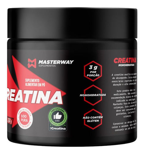Creatina Masterway 100% Pura Suplemento Em Pó 150g