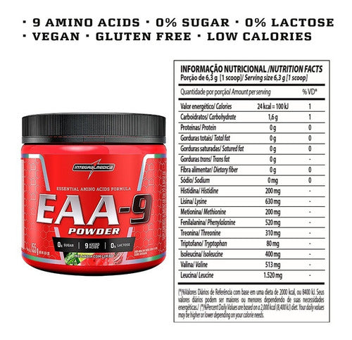 Eaa-9 - Integralmedica Sabor Limão