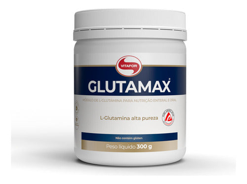 Glutamax Pó Sem Sabor Suplemento Vegano 300g Vitafor