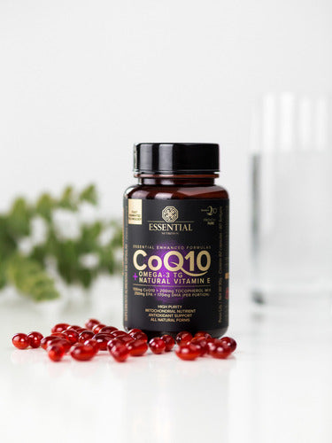 Coq10 + Ômega 3tg + Vitamina E 60 Caps - Essential Nutrition Sabor Sem sabor