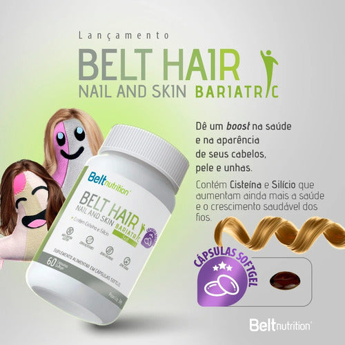 Belt Hair Nail And Skin Bariatric Soft Sabor Sem Sabor
