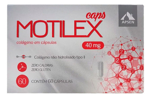 Kit 2 Caixas Motilex Colágeno Tipo Ii 40mg Com 60 Cápsulas