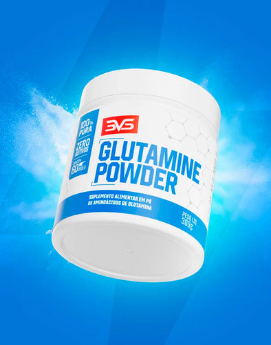 Glutamina 100% Pura 300g - Fórmula Exclusiva Com Insumos Importados E 5g De Glutamina Por Dose (60 Doses)