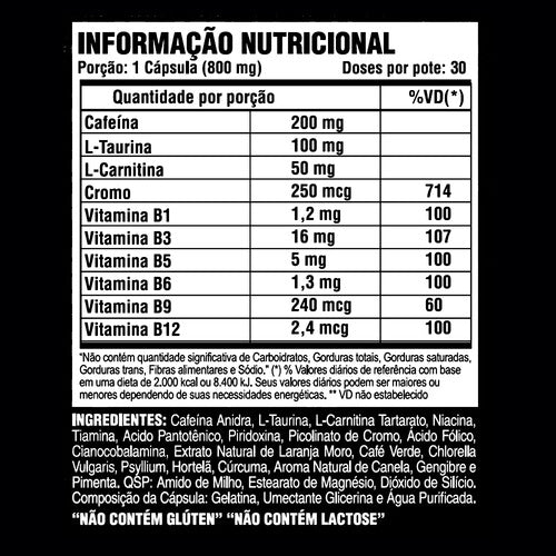 Termogênico Lipo-6 Black Ultra Concentrado 120 Cáps Nutrex Research