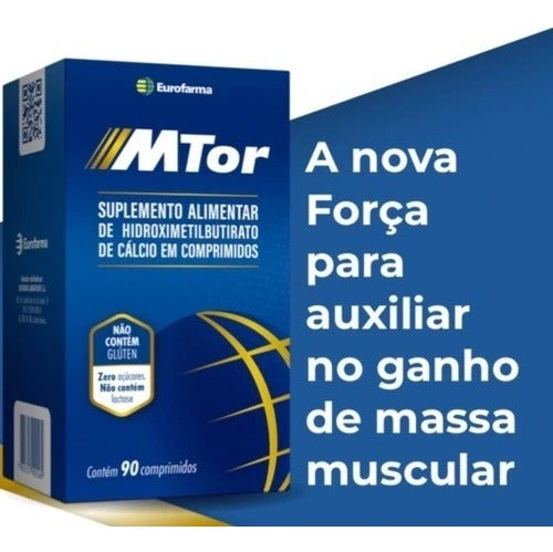 Eurofarma Laboratórios Hidroximetilbutirato de Cálcio Mtor Muscular 90 Comp