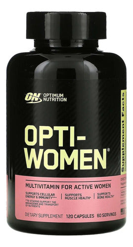Opti-Women Multivitamínico Optimum Nutrition 120 Caps Para Mulheres