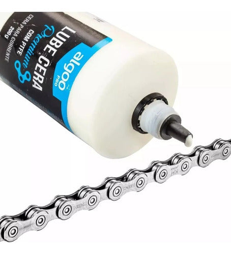 Óleo Lubrificante Cera Corrente Algoo 200ml C/ Ptfe Mtb Bike Promo