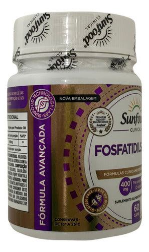 Fosfatildiserina Sunfood 60 Capsulas Com Nf Sabor Sem Sabor