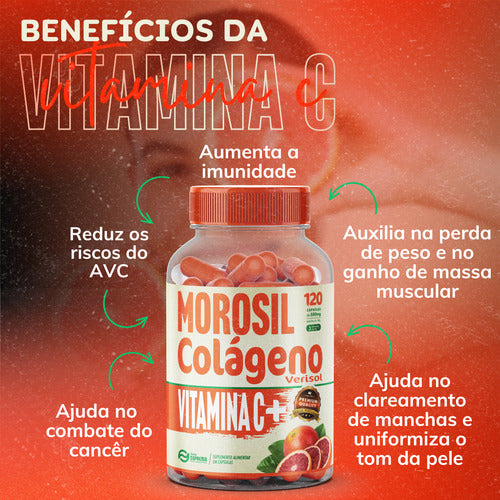 Morosil + Colágeno + Vitamina C 120 Cápsulas