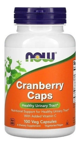 Cranberry Concentrado Now Foods 100 Cap Cran Berry Sabor Sem sabor