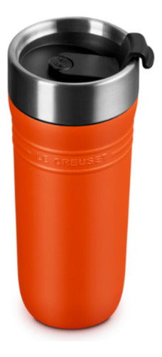 Caneca Térmica Inox 350 Ml On The Go Laranja Le Creuset