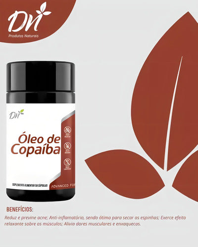 Óleo De Copaíba Puro 500mg 300 Cápsulas Encapsulados Naturais
