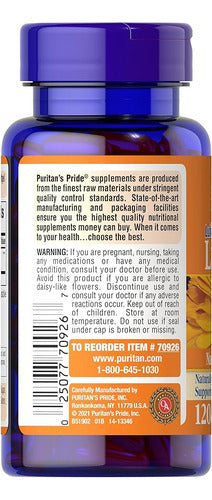 Puritan's Pride Luteína 20 Mg Com Zeaxantina 120 Softgels