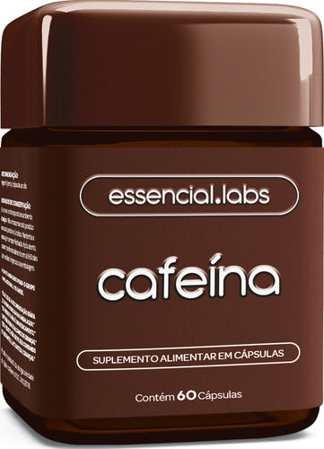 CAFEÍNA 100% PURA 200mg por Cápsula - 60 Cápsulas - Termogênico com Fórmula Concentrada para a Máxima Absorção e Desempenho