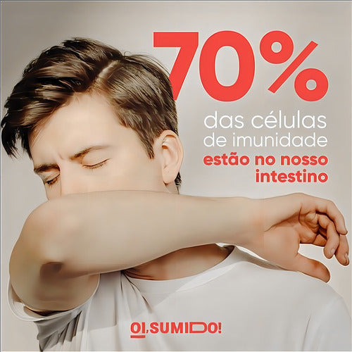 Suplemento Em Pó Oi Sumido Probióticos Sabor Abacaxi Com Hortelã Em Lata De 225g