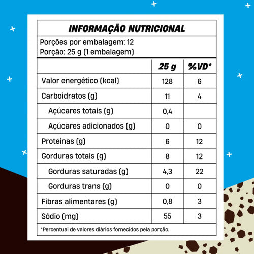 Chocowheyfer Proteico Sabor Cookies - Display 12 unidades 25g +Mu
