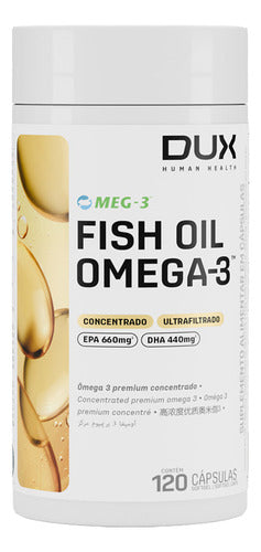 Fish Oil Ômega 3 Sem Sabor 120 Cápsulas – Dux Human Health