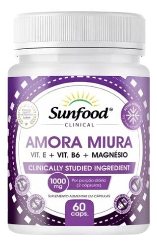 Amora Miura 60 Capsulas Sunfood Sabor Sem sabor