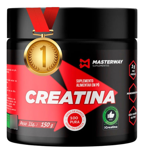 Creatina Masterway 100% Pura Suplemento Em Pó 150g