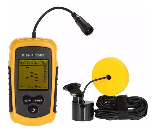 Localiza Peixe Água Mar Pescaria Barco Caiaque Fish Finder
