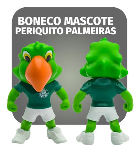 Boneco Mascote De Futebol Periquito Palmeiras