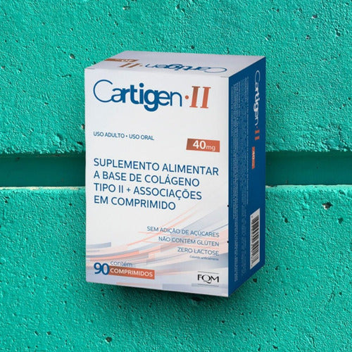 Cartigen Colágeno Tipo 2 40mg 90 Comprimidos Sabor Sem sabor