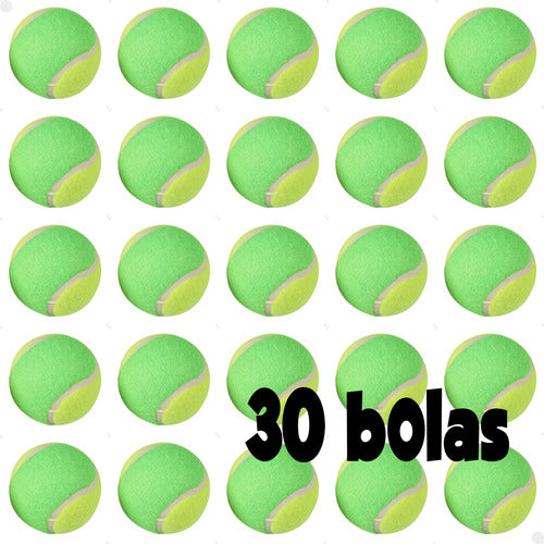 Bola de beach tennis pack com 30 unidades baixa pressão alta durabilidade ideal para treinos e jogos infantis marca lorben