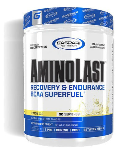 Aminolast 420g - Gaspari Nutrition - Aminoacidos Sabores Sabor Lemom