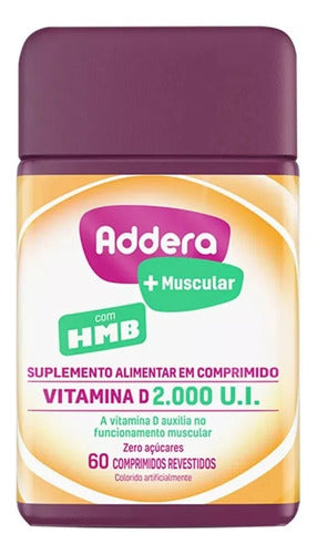 Addera +muscular 2.000ui Com Hmb 60 Comprimidos Revestidos