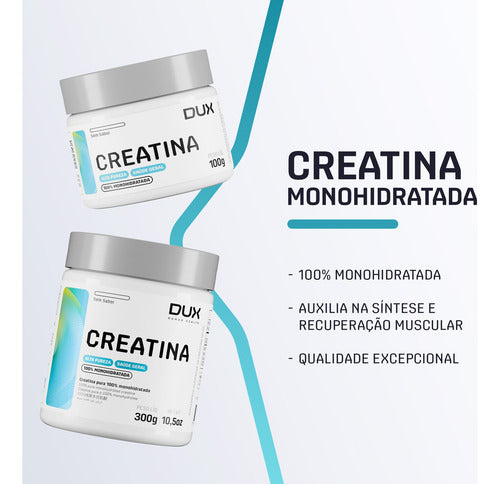Creatina Monohidratada 100% Pote 300g Dux Nutrition