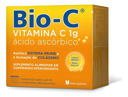 Vitamina C Bio-c 1g 30 Comprimidos Efervescentes