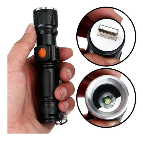 Lanterna De Led Potente Luz Negra Ultravioleta Uv Escorpião Cor da lanterna Preto