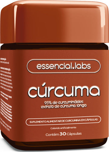 CÚRCUMA 130mg - Fórmula com Máxima Concentração e Pureza - 30 Doses
