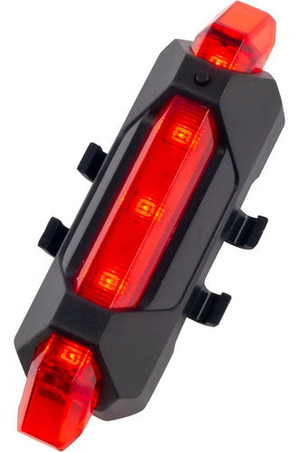 Kit Lanterna E Farol Bicicleta Luz Ultra Led A Prova D'água