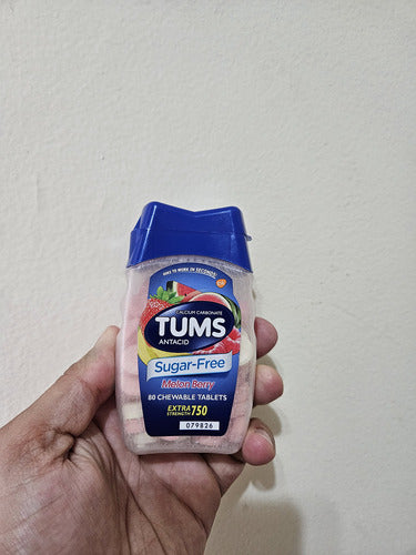 Tums Antiacid Ultra Sem Açúcar 80 Comprimidos Mastigáveis