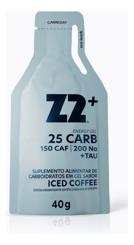 Energy Gel Z2+ Display 10 Unidades 25carb - 400g Sabor Café Gelado