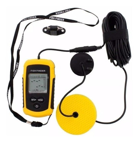 Localiza Peixe Água Mar Pescaria Barco Caiaque Fish Finder