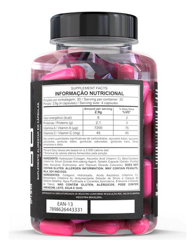Colágeno Hidrolisado 120 Caps Dark Lab Sabor Sem sabor
