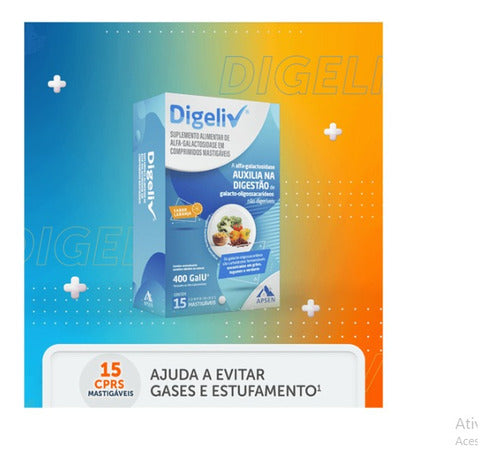 Digeliv 400 Gaui 30 Comprimidos Mastigáveis