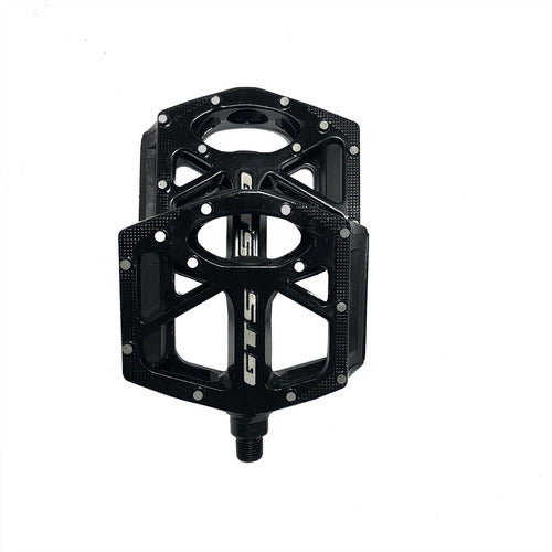 Pedal Gts Plataforma Aluminio Rosca Grossa Esferas Bike