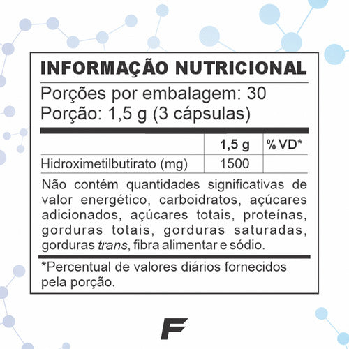 Hmb 1500mg 90 Vegan Caps - Forged Nutrition Sabor Sem sabor