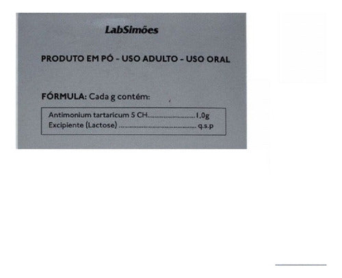2 X Pra Parar De Beber Alcolstop Antimonium Trataricum 100g Sabor Sem Sabor