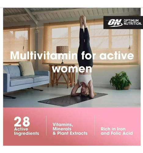 Opti-Women Multivitamínico Optimum Nutrition 120 Caps Para Mulheres