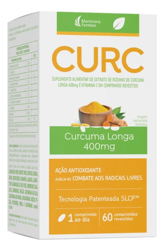 Curc Suplemento Alimentar Com 60 Comprimidos Mantecorp