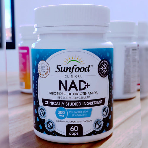 Nad+ ribosideo de nicotinamida 300mg 60 capsulas sunfood