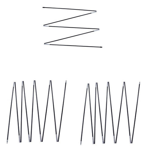 Conjunto De Varetas Para Barraca Luna 7 Pessoas Mor