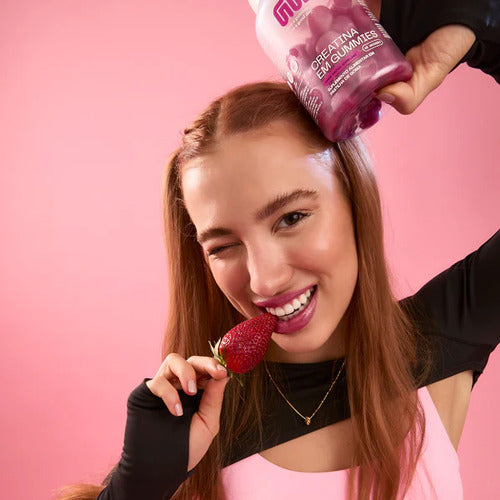 Creatina Monohidratada Em Gummies 60 Un Saborosas - Guday Sabor Frutas vermelhas