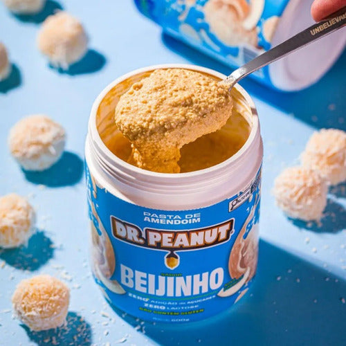 Pasta De Amendoim Com Whey Protein Beijinho (600g) Dr. Penau