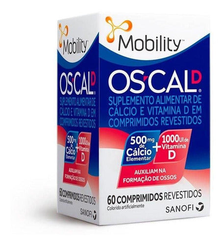Os-cal D 500mg/1000ui 60 Comprimidos Sanofi